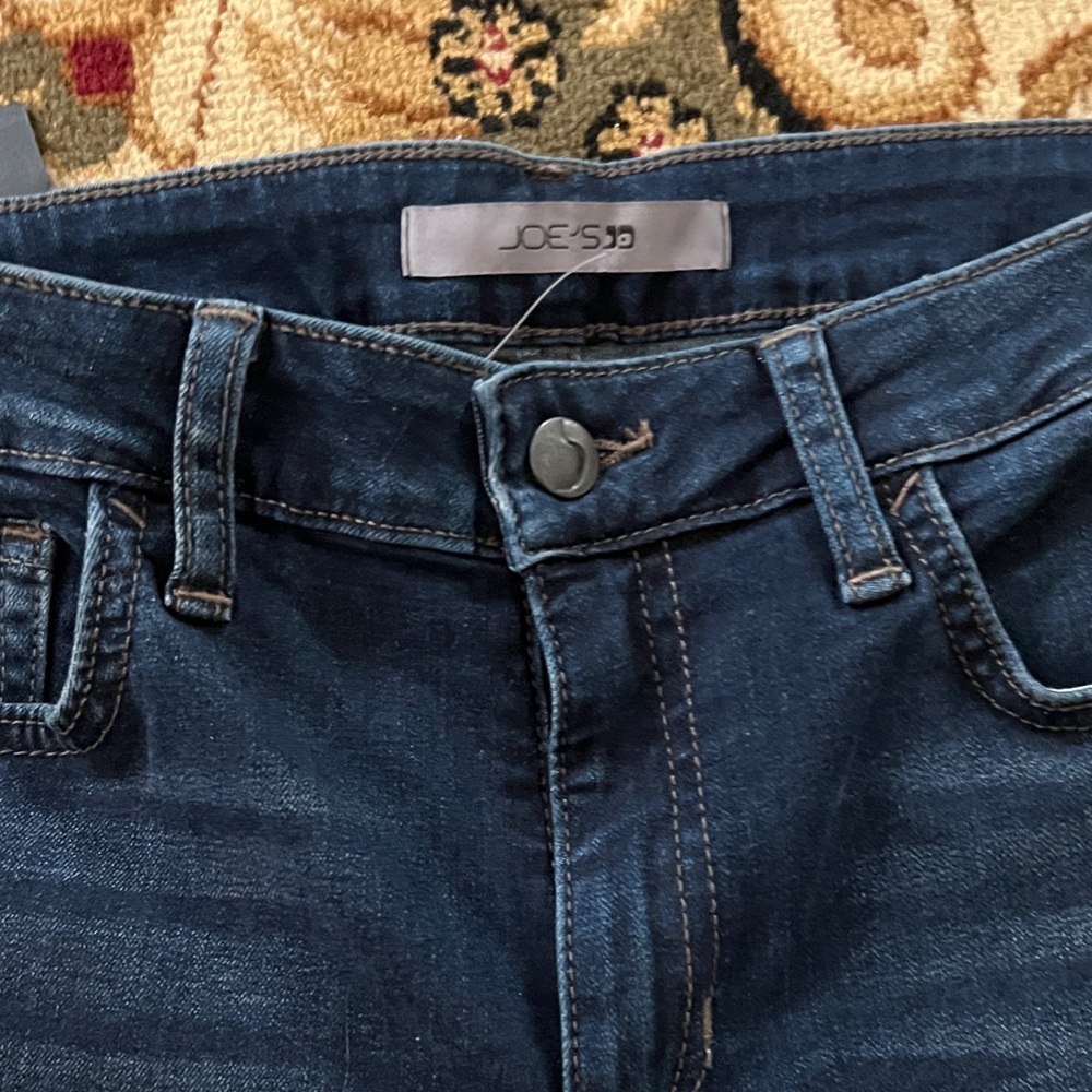 Joe's Jeans Women's Lara mid rise straight ankle Deep Blue jeans